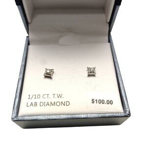 Diamond Brilliance 1/10 Ct. T.W. Lab-Created Diamond Sterling Silver Earrings